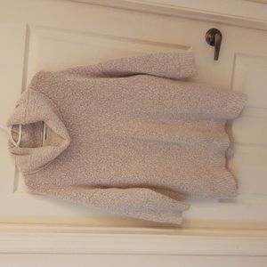 Women's Cream Turtleneck Sweater